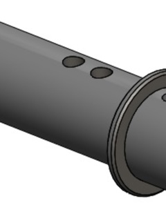 Shaft Ø35,9 for gearmotor auger Ø75 TS